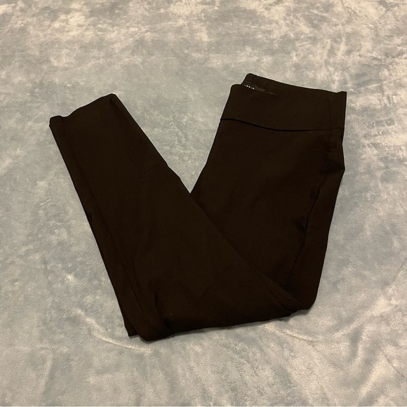 Relaxed Fit Jogger Lightweight Ponte Mid Rise Pants Back Size - Picture 4 of 9